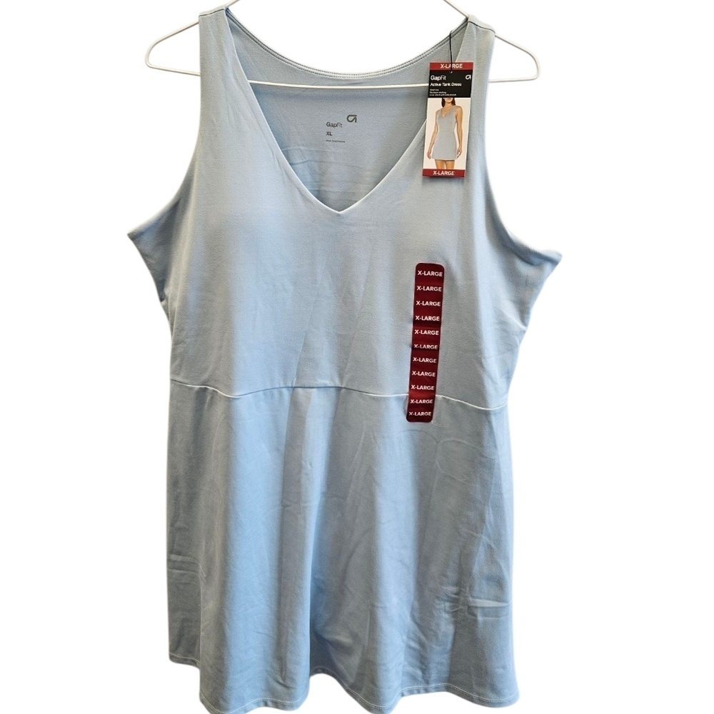 Gapfit Active Tank Dress Light Blue Womens NEW